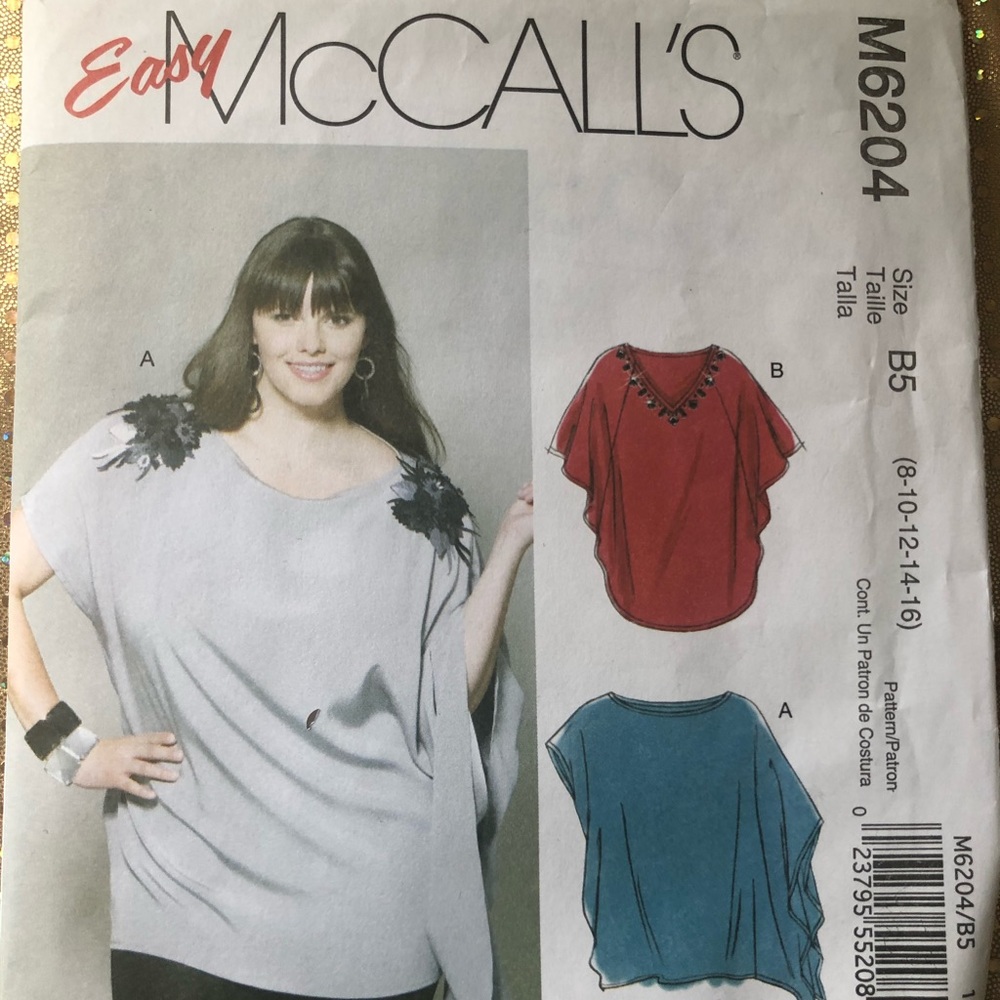McCalls M6204 sewing pattern
